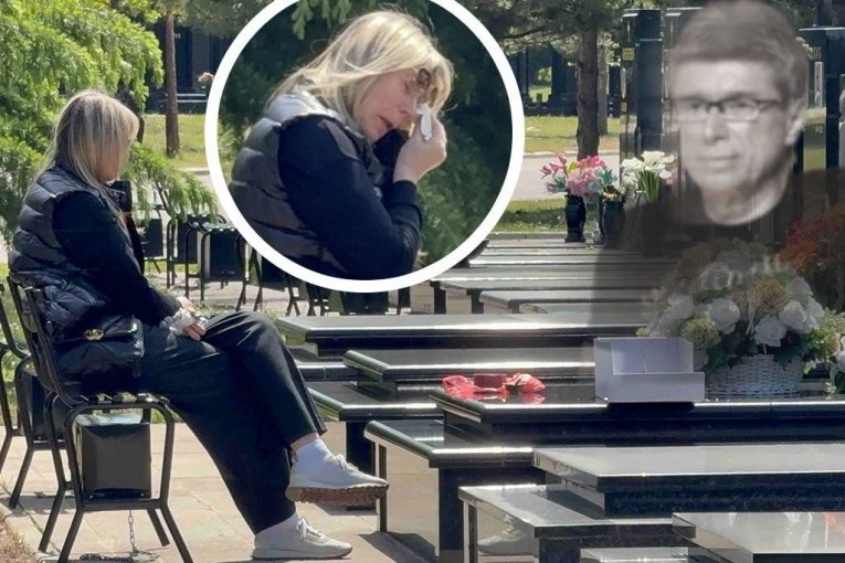 SCENA SUZANE JOVANOVIĆ NA SALETOVOM GROBU RAZARA DUŠU: Poručila je samo jedno na dan njegovog rođendana! (VIDEO)