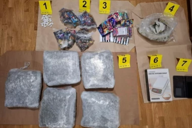 U STANU KRIO PREKO PET KILOGRAMA DROGE! Uhapšen mladić na Paliluli!