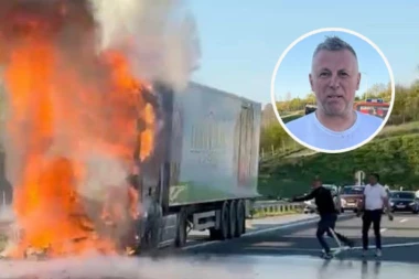 VLADAN JE HEROJ S AUTO-PUTA! Jednim potezom spasao vozača kamiona i robu vrednu PREKO 130.000 EVRA! (FOTO, VIDEO)