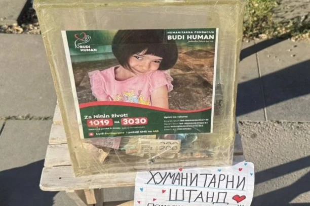 ZA NININ ŽIVOT! Pošaljite 1019 na 3030