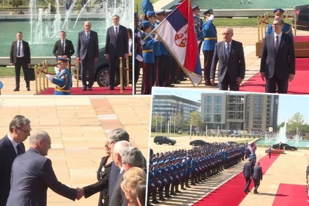 SVEČANI DOČEK ISPRED PALATE SRBIJA: Uz Gardu, himnu i crveni tepih sledi istorijska poseta - prva posle 18 godina!
