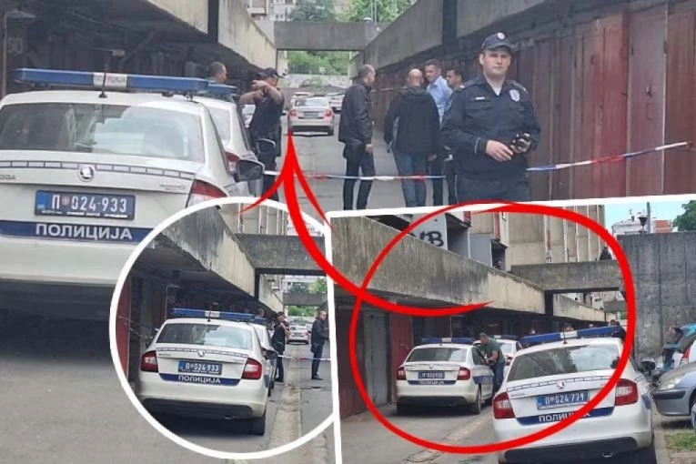 OVDE JE UBIJEN VOJNI PENZIONER! Komšije ga zatekle u majici i donjem vešu ispred garaže na Novom Beogradu, sa ubicom se sreli OČI U OČI! (FOTO)
