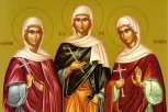 ONE SU BILE TRI ROĐENE SESTRE KOJE SU MUČENIČKI STRADALE ZA HRISTA! Sutra su Svete Agapija, Hionija i Irina!