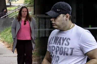 OVAKO DANAS IZGLEDA ŽENA ZLOGLASNOG VOĐE KLANA! Bojana Belivuk s rukama u džepovima dolazi da joj sude! (FOTO)