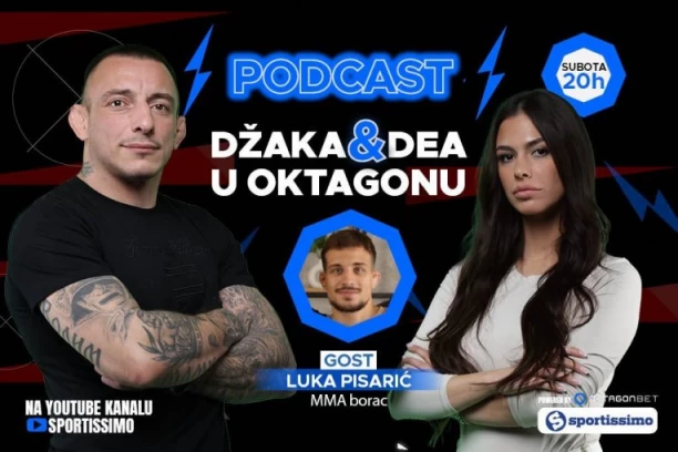 OČEKUJTE KRVAV MEČ! Luka Pisarić kod Džake i Dee u Oktagonu najavio borbu na FNC (VIDEO)