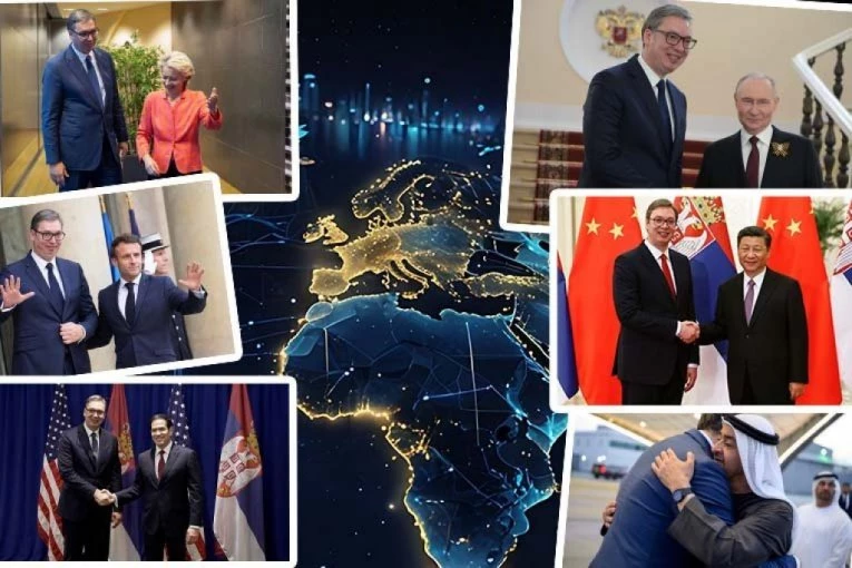 VUČIĆ USPEŠNO POZICIONIRAO SRBIJU U KOMPLEKSNIM OKOLNOSTIMA! I na istok, i na zapad, na sever i jug!