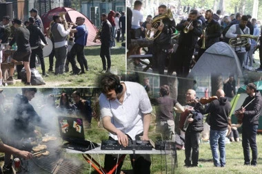TRUBAČI ZAPALILI ATMOSFERU! Pogledajte kako mladi proslavljaju Prvi maj: Adom Ciganlijom se ori ova pesma (VIDEO)