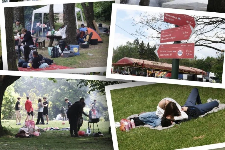POGLEDAJTE ATMOSFERA NA KOSMAJU I KOŠUTNJAKU! Dok muškarci kuvaju u kotliću i spremaju roštilj, žene uživaju