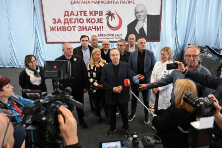 Dačić podržao akciju dobrovoljnog davanja krvi u znak sećanja na Palmu