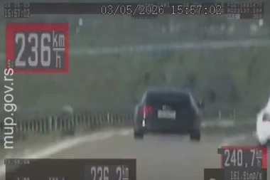 JURIO AUDIJEM PREKO 230 NA SAT! Pogledajte snimak nasilničke vožnje kod Bujanovca! (VIDEO)