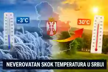 ŠOK U SRBIJI: Od jutarnjeg mraza do čak 30 stepeni za samo 24 sata!