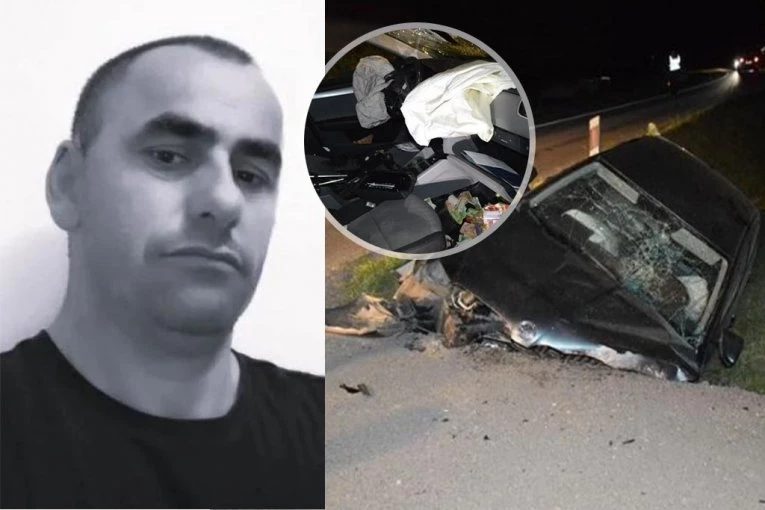 POGINUO OTAC PETORO DECE! Muškarac automobilom sleteo s puta u jarak i zakucao se u most! (FOTO)