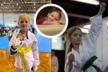 OBOŽAVAM BORBU: Natalija Ratković (9), prvakinja Srbije u tekvondu, drugo mesto na prvenstvu Balkana