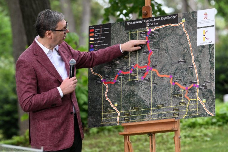 PREDSEDNIK VUČIĆ OTKRIVA DETALJE VANVREMENSKOG PROJEKTA - VREDNOG 1,3 MILIJARDE EVRA: Evo kuda prolazi Vožd Karađorđe i kada počinju radovi!
