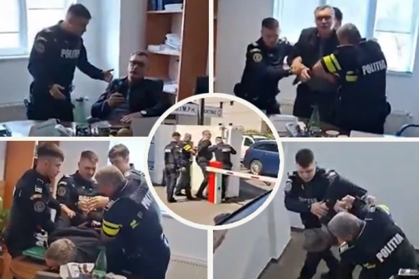 "ZNATE LI VI KO SAM JA"? UHAPŠEN BAHATI MINISTAR! Prezrivo gledao policajce u kabinetu, a onda su ga strpali u pritvor! (VIDEO)