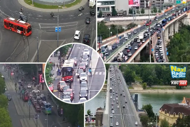 KOLAPS U BEOGRADU! Velike gužve na Slaviji i Gazeli - naoružajte se strpljenjem! (FOTO)