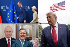 BRISEL NA KONOPCIMA KAO GROGIRANI BOKSER! Dva Trampova šamara za EU!