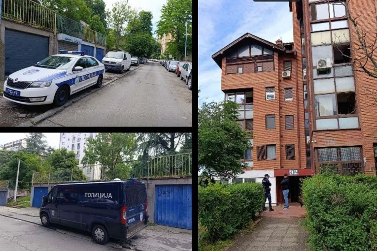 "ČETIRI POLICAJCA NISU MOGLA DA JE SAVLADAJU!" Novi detalji zločina na Čukarici: Osumnjičenu na nosilima izneli iz stana! (FOTO)