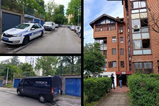 "ČETIRI POLICAJCA NISU MOGLA DA JE SAVLADAJU!" Novi detalji zločina na Čukarici: Osumnjičenu na nosilima izneli iz stana! (FOTO)