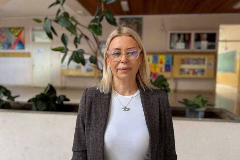 Jadranka Kostić, razredni starešina Pavla Aranđelovića i nastavnica geografije
