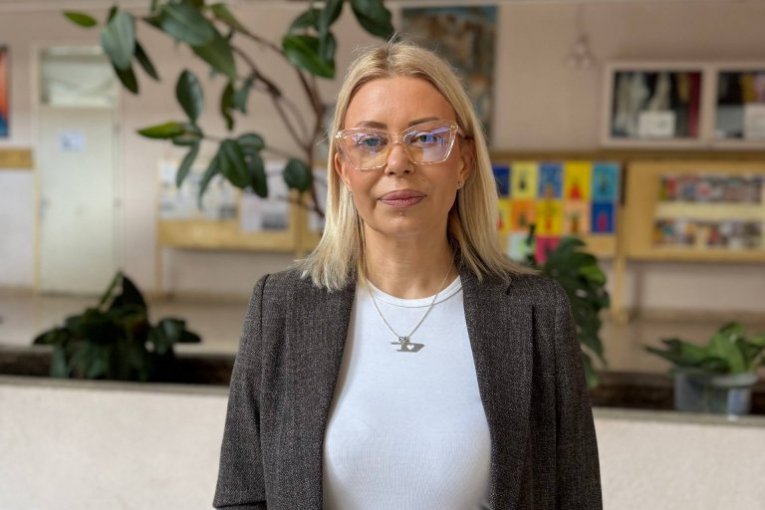 Jadranka Kostić, razredni starešina Pavla Aranđelovića i nastavnica geografije