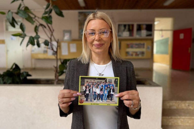 Jadranka Kostić, razredni starešina Pavla Aranđelovića i nastavnica geografije