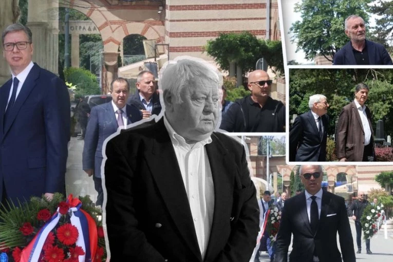 SVE BITNIJI OD BITNIJEG! Evo ko je sve došao na Cveletovu sahranu - legende se ređaju kao na traci! (FOTO, VIDEO)