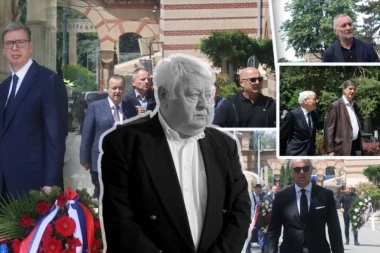MNOGO BITNIH LIČNOSTI! Evo ko je sve došao na Cveletovu sahranu - sve legenda do legende! (FOTO, VIDEO)