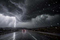 STRAVIČNO NEVREME PARALISALO GRAD! Stablo zdrobilo automobil, taksista preživeo PUKIM ČUDOM!