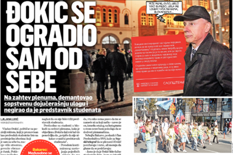 Srpski telegraf je o fenomenu Đokić-blokaderi naširoko pisao i juče