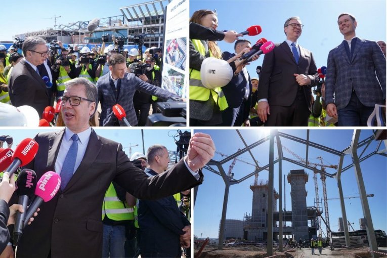 "ZA NAS SU TO VELIKE POBEDE!" VUČIĆ OBIŠAO RADOVE NA PROJEKTU EXPO: Ovo znači budućnost za našu decu!