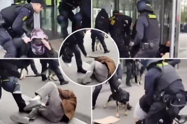 ZAVODILI SU RED PENDRECIMA! Brutalna akcija danske policije protiv blokadera će vam pokazati šta znači SILA! (VIDEO)