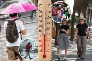 DANAS SUNCE, VEČERAS HAOS! Meteorolozi najavili pljuskove, grmljavinu i grad!