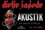 DIVLJE JAGODE PRVI PUT U AKUSTIK VERZIJI NA KONCERTU U MTS DVORANI 22. OKTOBRA