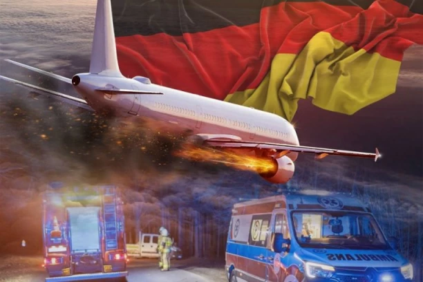STRAVIČNE SCENE! Srušio se AVION u Nemačkoj! Ima MRTVIH, hitne službe na terenu!