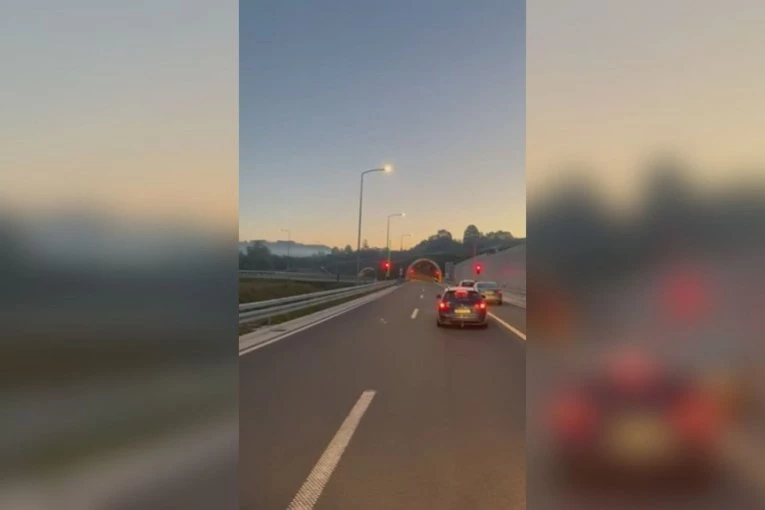 DRAMA NA MILOŠU VELIKOM! Vozio u KONTRASMERU kod tunela Laz, hitno upaljen RAZGLAS: Zaustavite vozila!