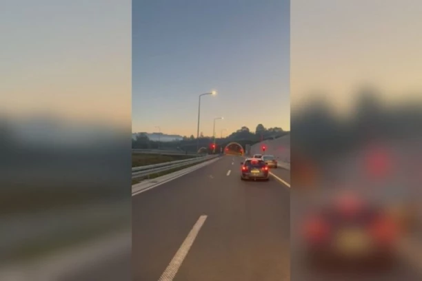 DRAMA NA MILOŠU VELIKOM! Vozio u KONTRASMERU kod tunela Laz, hitno upaljen RAZGLAS: Zaustavite vozila!