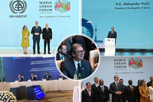 "RADUJEMO SE GASNOJ ELEKTRANI KOJU ĆEMO IZGRADITI U SARADNJI SA AZERBEJDŽANOM!" Predsednik Vučić govorio na 13. Svetskom urbanom forumu!