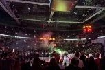 DOŠAO DA BODRI PARTIZAN! Legendarni kapiten reprezentacije prati meč protiv Zvezde! (VIDEO)