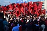 SKANDAL U SKOPLJU! Na protestu studenata Albanaca povici povezani sa OVK i albanske zastave!