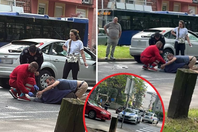 GRANDMOTHER HIT ON CROSSWALK IN TROŠARINA! Thrown several meters, left lying in a pool of blood: "SHE WAS RETURNING FROM THE MARKET" (DISTURBING VIDEO)