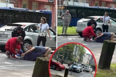 UDARENA BAKA NA PEŠAČKOM PRELAZU NA TROŠARINI! Odbačena nekoliko metara, ostala da leži u lokvi krvi: "VRAĆALA SE SA PIJACE" (UZEMIRUJUĆI VIDEO)