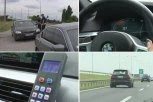 MRTAV PIJAN DIVLJAO BEZ DOZVOLE! Pogledajte snimak nasilničke vožnje na Novom Beogradu: Jurcao sa 182 km na sat (VIDEO)