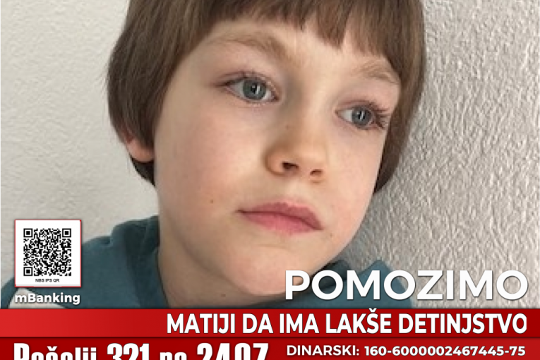 Let's Help Matija by Sending 321 to 2407