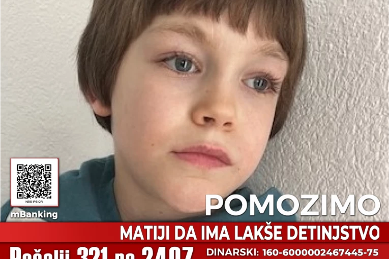 Pomozimo Matiji slanjem 321 na 2407