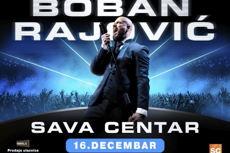 BOBAN RAJOVIĆ PREPARES CONCERT SPECTACLE FOR DECEMBER 16 AT SAVA CENTER