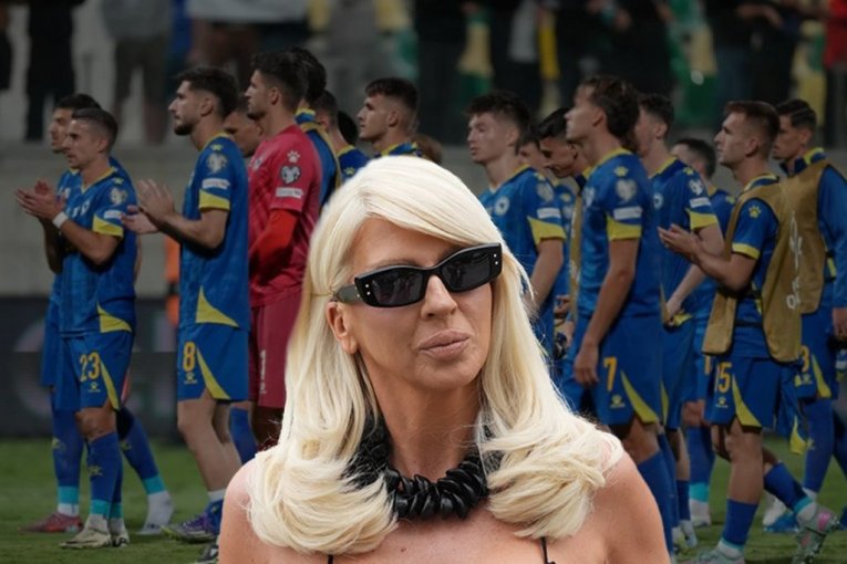 HISTORIC RECONCILIATION OF KARLEUŠA WITH BOSNIANS: She received the jersey of the football team before the World Cup, see what she did! (VIDEO)
