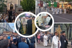 ISTORIJSKA SPASOVDANSKA LITIJA U BEOGRADU: Pojas Presvete Bogorodice pronet kroz desetine hiljada vernika koji su je dočekali uz suze i molitvu (FOTO, VIDEO)