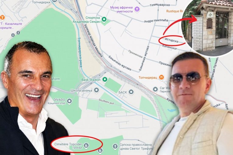 BAJA'S BODY MOVED SEVERAL TIMES?! After the crime in Senjak, Bosket's, Mario's, and Nešović's phones located at THIS Belgrade cemetery!