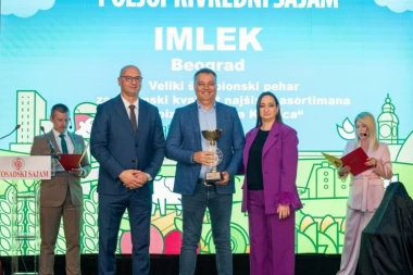 KOMPANIJA IMLEK – ŠAMPION KVALITETA 93. NOVOSADSKOG MEĐUNARODNOG SAJMA POLJOPRIVREDE